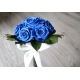 Svadobná kytica z modrých stabilizovaných ruží